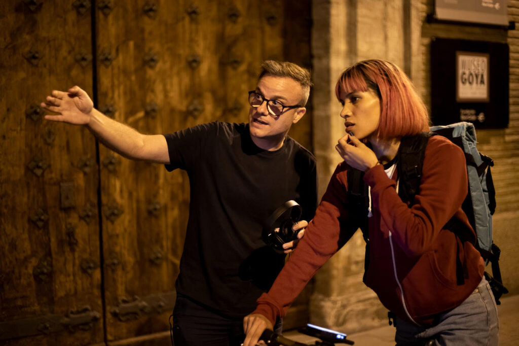 peli rider, rider, película rider, nacho estaregui, profesor CPA, cine aragonés, centuria films, peli aragonesa, peli española thriller, película española, ignacio lasierra, peli ciclista, jaime garcia machín, actriz mariela martínez